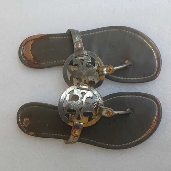 TORY BURCH Miller Gold Women's Sandal - Picture 6 of 8